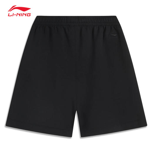 李宁短运动裤女子25春夏新款日常百搭刺绣LOGO休闲宽松卫裤AKSV178 商品图1
