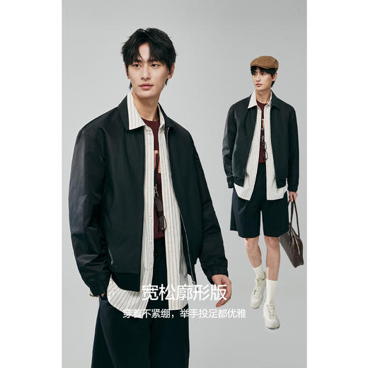 棉仓362811014-odm翻领拼皮夹克 商品图1