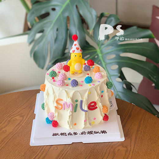 奶龙微笑蛋糕 商品图0