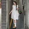 西遇无袖背心连衣裙女夏季新款撞色宽松圆领条纹法式裙子SS050547 商品缩略图1