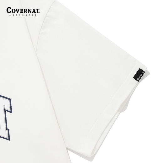 【限时秒杀】Covernat短袖T恤Big College C珠串上衣短袖潮CO2302ST05 商品图2