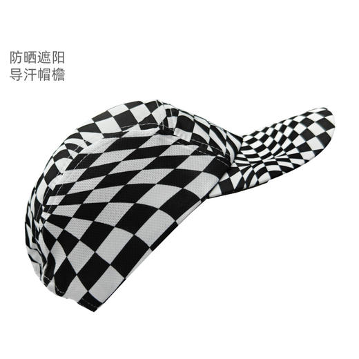 剪影几何超轻防晒透气吸汗排汗运动马拉松越野跑步全顶帽 商品图5