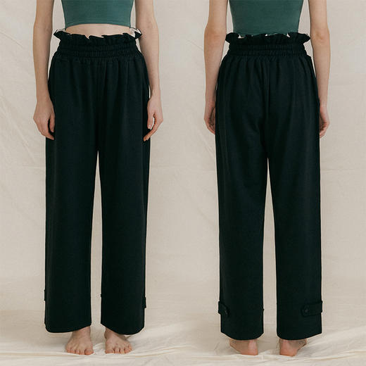 跃牌【洛水之神系列】新品瑜伽裤瑜伽服运动健身瑜伽长裤普拉提裸感宽松九分裤LN35 商品图3