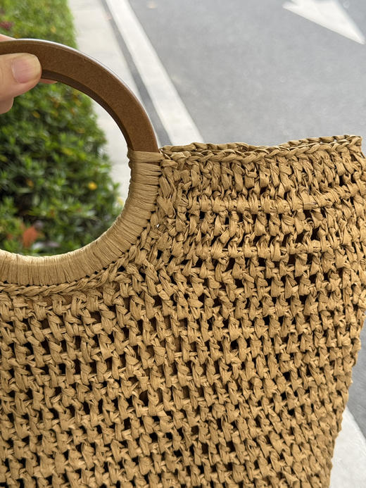 原单| 独家海滩夏日用--品质和纸手工编织包 商品图7