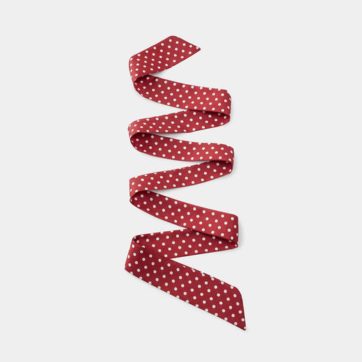 IEF/爱依服2025 韩版复古波点设计感百搭丝巾D808- 商品图2