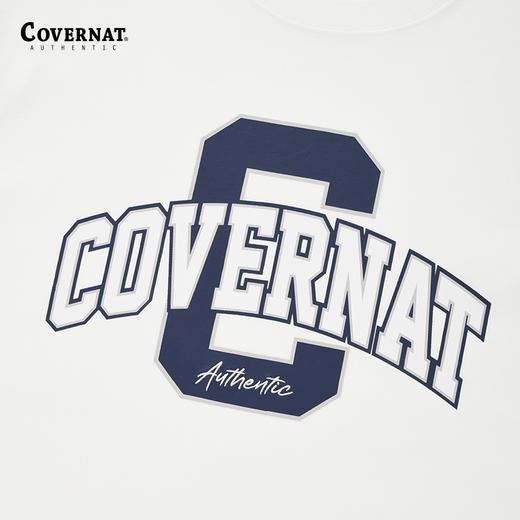 【限时秒杀】Covernat短袖T恤Big College C珠串上衣短袖潮CO2302ST05 商品图3