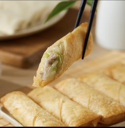 【上海农垦】光明 爱森 黄芽菜肉丝春卷350g 商品图0