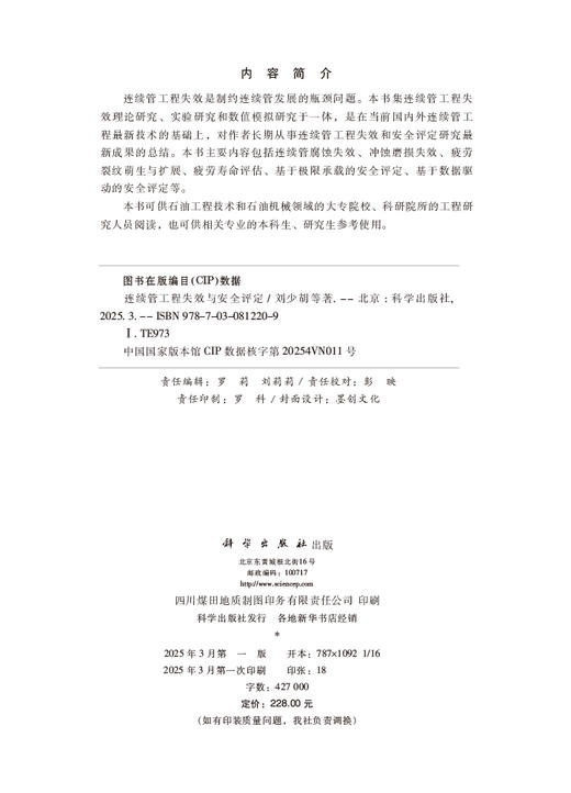 连续管工程失效与安全评定 商品图2
