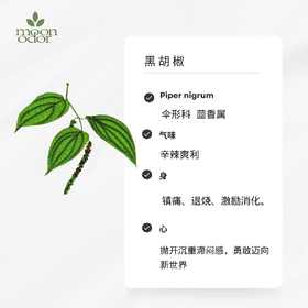 有机黑胡椒精油  【香气041】