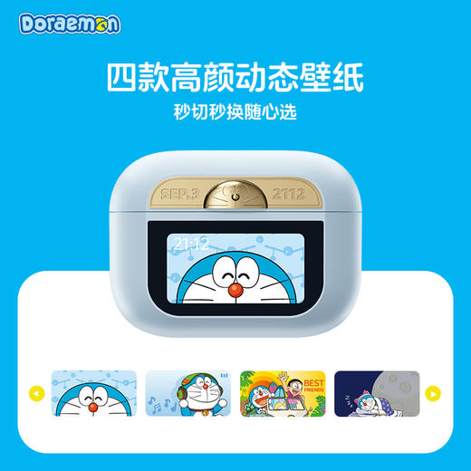 ROCK 哆啦A梦 A5 Pro 智能屏ANC主动降噪蓝牙耳机 商品图2