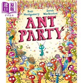 【中商原版】蚂蚁派对 Ross Montgomery Ant Party 英文原版 儿童绘本 动物故事图画书 亲子读物 进口童书 精装 获奖作家作品