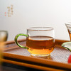 暗香疏影水月杯/玻璃茶杯手把品茗杯品杯2入 商品缩略图3
