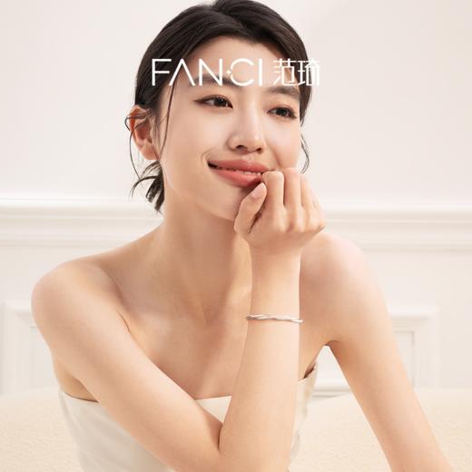 【明星同款】【情意绵绵足银手镯-钉砂款】 商品图3