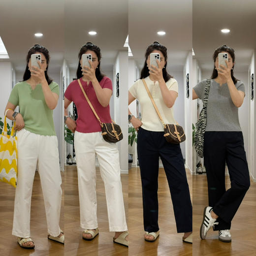 免熨烫不易皱-25夏进口舒柔特直筒休闲裤-通勤裤【包邮+三天无理由退huan】 商品图1