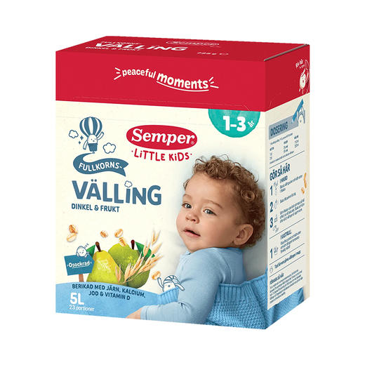 [瑞典]森宝谷物奶粉725g. Semper Fullk Valling 725g 商品图1