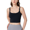 跃牌【海听系列】NULS裸感固定杯聚拢运动文胸性感舒适交叉美背印花健身上衣XC62 商品缩略图4