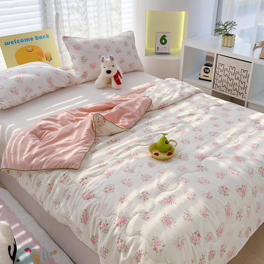 A类泡泡纱夏凉被、舒适体感、皱皱沙亲肤夏被—— 商品图4