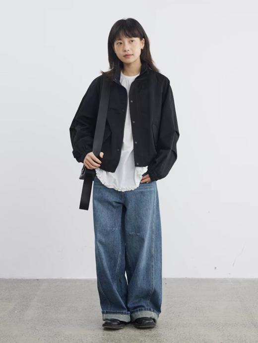 步履不停/5A42101C/水洗弯刀牛仔裤 商品图2