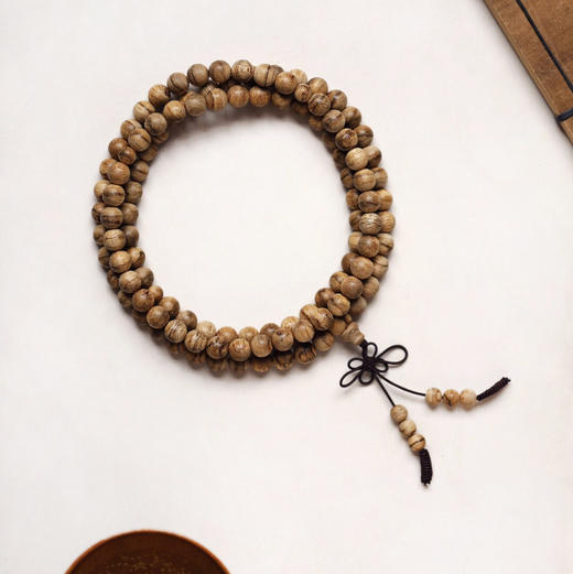 【青山特惠】8mm 108颗 达拉干沉香天然老料手串 约21g   c00078 商品图0