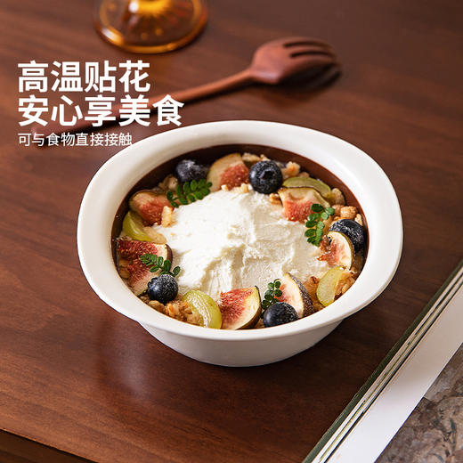 摩登主妇玫瑰假日酸奶碗高颜值餐具水果沙拉碗燕麦甜品碗brunch碗 商品图2