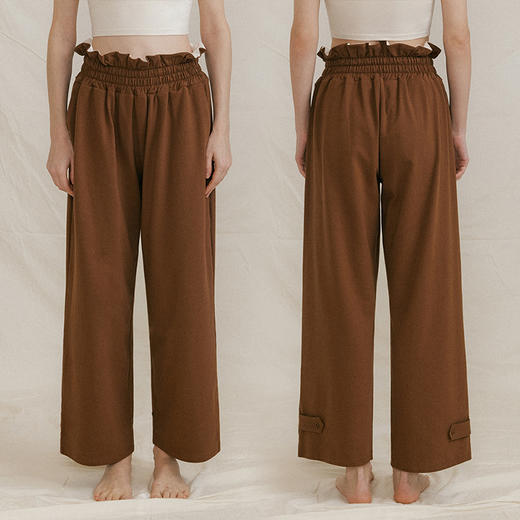 跃牌【洛水之神系列】新品瑜伽裤瑜伽服运动健身瑜伽长裤普拉提裸感宽松九分裤LN35 商品图4