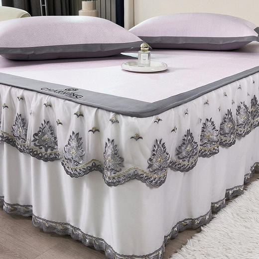 高品质加厚加密冰藤床裙凉席 清凉舒适柔软无痕凉席 商品图4