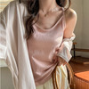买一送一 韩系宽松内搭吊带背心女式新款遮肚子休闲百搭v领无袖可外穿上衣 商品缩略图0