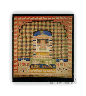 Rajasthani Temple Hangings of the Krishna Cult From the Collection of Karl Mann  New York | 克利希那圣殿绣帷