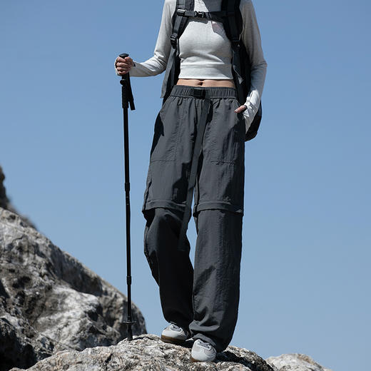 2025夏季薄 款工装裤可拆卸宽松运动休闲裤（男女同款） 商品图6