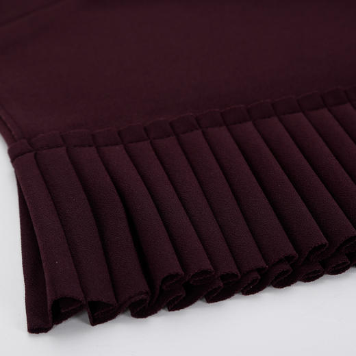 QF109斯尔丽2025新款四面弹舒适面料颗粒视觉宽松舒适上衣配直筒裤套装 商品图6