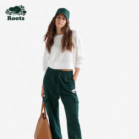 【2件9折】【ROOTS】女式华夫格圆领上衣