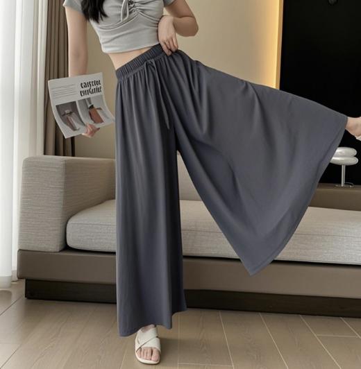 【YW】无忧购韩版糖果色冰丝薄款宽松休闲A字大摆裙裤2073#（截单后7天发货) 商品图12