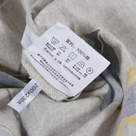 全棉加厚磨毛被套 枕套 床单 多花型自选 可成套搭配 商品图7