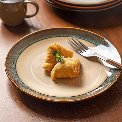 摩登主妇漂亮盘子家用陶瓷碟子高级感餐具意面西餐盘牛排盘早餐盘 商品图0