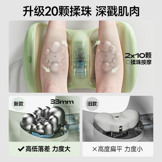 象术L1小腿部按摩器全自动揉捏足疗机足底脚底按摩仪小腿肌肉美腿 商品图5
