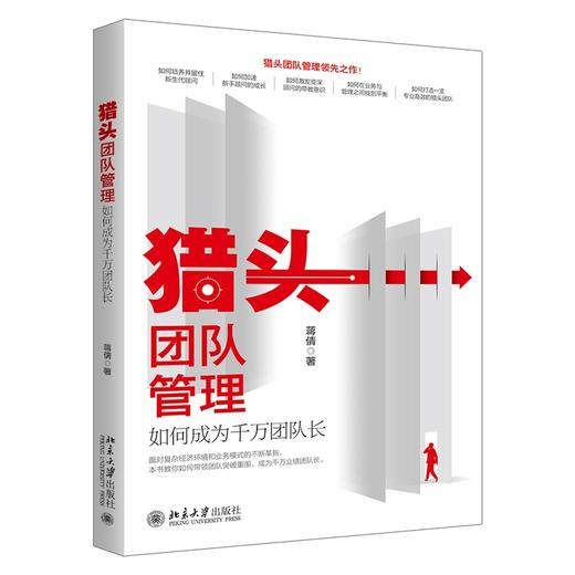 猎头团队管理：如何成为千万团队长 蒋倩 著 北京大学出版社 商品图0