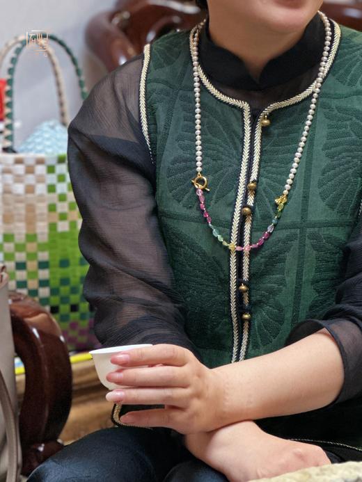 春日必“玺”--彩色碧玺珍珠设计项链 商品图2