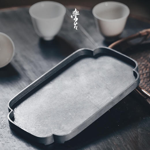 娜家小如意锡托盘 中式复古锡制托盘 商品图4