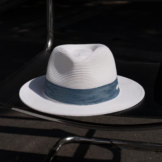 疯帽子 2025新款夏 细辫透气复古礼帽 大头围海边出游遮阳草帽男女CL125 商品图2