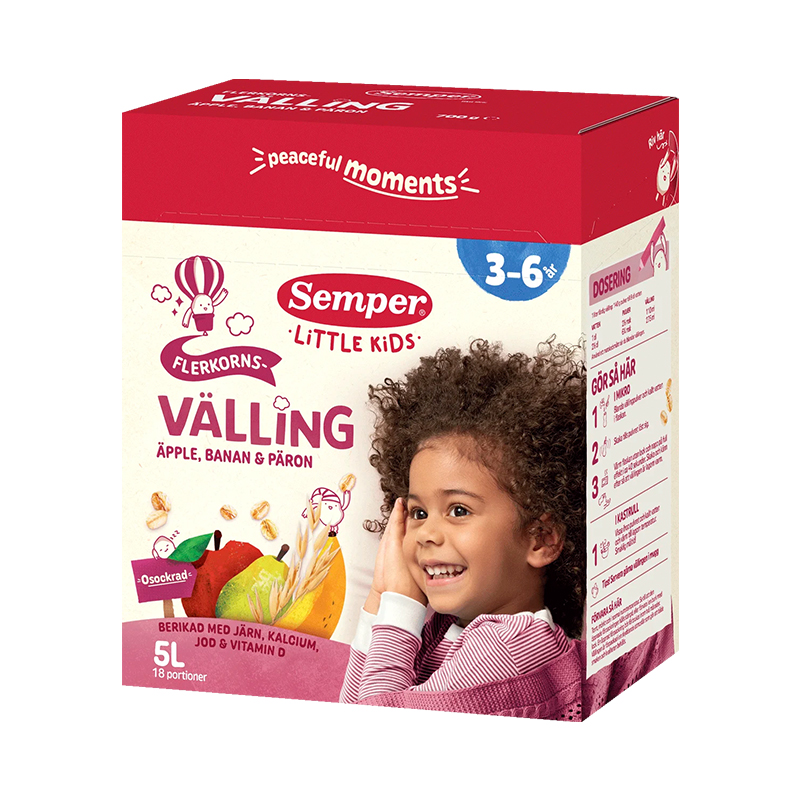 [瑞典]森宝谷物奶粉725g. Semper Fullk Valling 725g