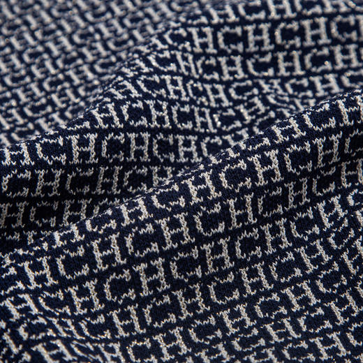 CHCH2025春夏新品女士夏季针织短袖薄T恤女性O领蝴蝶结设计时尚针织上衣 商品图7