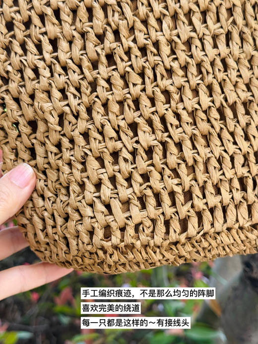 原单| 独家海滩夏日用--品质和纸手工编织包 商品图11