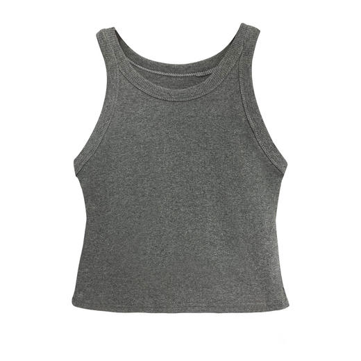 买一送一 网红短款黑色打底螺纹吊带背心女夏季内搭无袖设计感外穿上衣潮小 商品图4