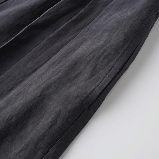 ROMI STUDIO“自然惬意”亚麻混纺洗水肌理感直筒休闲裤24SSK1055 商品图2