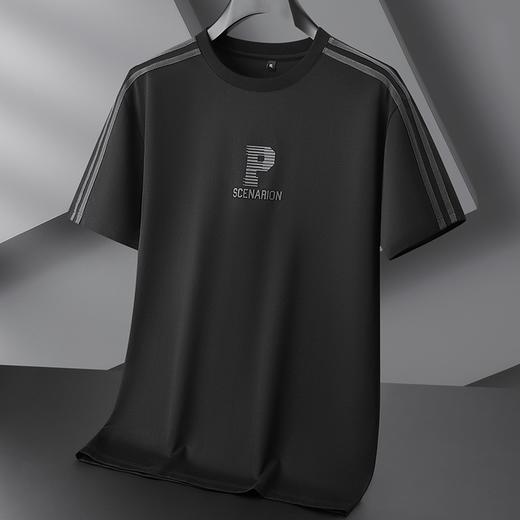 【DPF】大依优型大码男装短袖T恤时尚圆领潮流半袖体恤夏季新款胖子宽松休闲上衣男士 商品图2