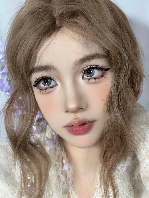 Kikicon旗下 ·月抛 青梅奶酥&白玉海棠 14.2mm白狮参考着色中大直径｜2片 商品图8