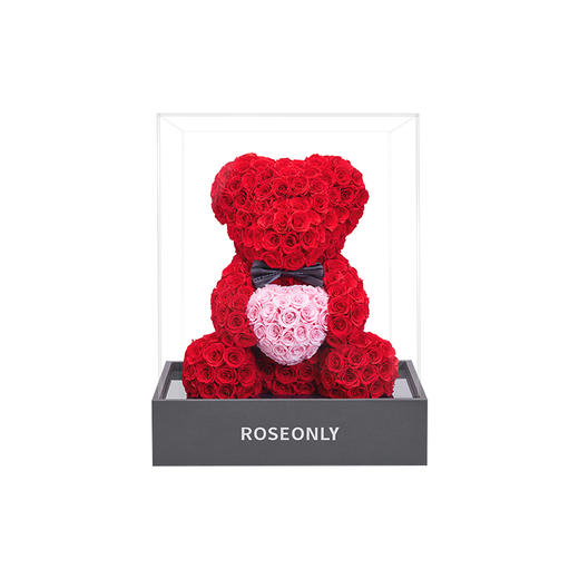 【爱礼告白】ROSEONLY诺誓 高级定制永生玫瑰系列玫瑰心意熊玫瑰心意兔送女友礼物 商品图8