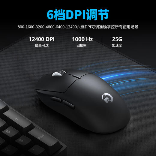 （送鼠标垫）狗屁王GPW-Y有线鼠标电竞游戏英雄联盟RGB吃鸡CS宏 商品图3