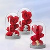 ROSEONLY诺誓  永生玫瑰 水晶之恋  幸福龙 幸福兔 幸福熊 玫瑰花玻璃钟罩礼盒 送女友爱人礼物 商品缩略图0