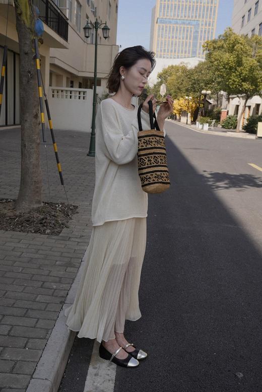 春日多巴胺和纸纱莱赛尔天丝针织长袖防晒罩衫 商品图9